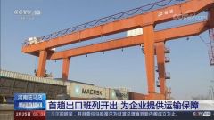 【央视新闻】驻马店：首趟出口班列开出 为企业复工复产提供运输保障