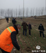 上蔡县韩寨镇：疫情防控不松劲 植树造林正当时