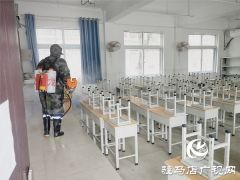即日起 驻马店市红十字蛟龙应急搜救队全力对学校消杀