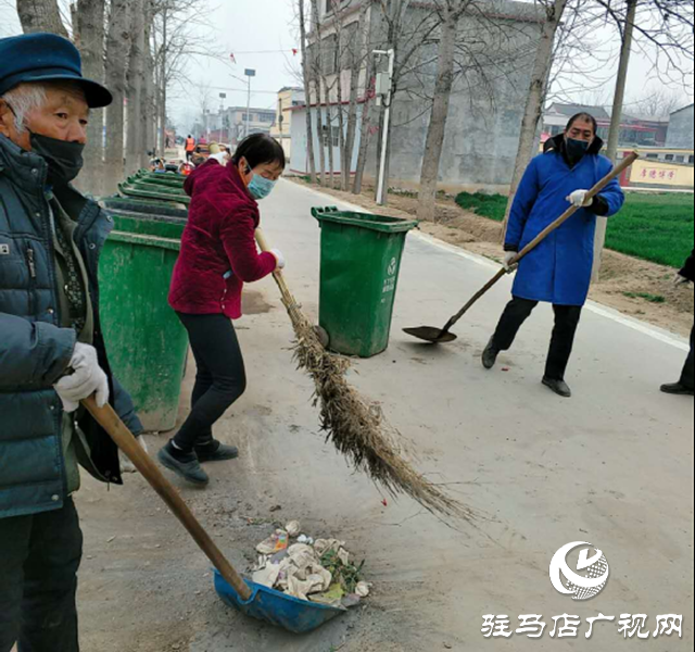 上蔡县黄埠镇贫困户积极参与疫情防控