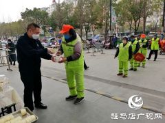 市区有了一个“爱心餐饮”免费领取点