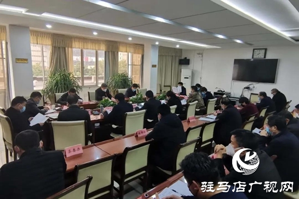 上蔡县委书记胡建辉主持召开项目建设复工复产推进会