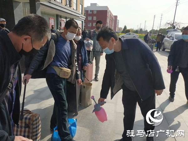 上蔡县公安局助力驻马店±800千伏换流站工程农民工返岗复工