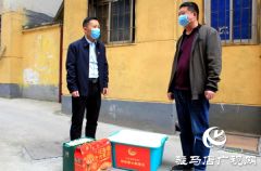 团市委组织党员干部慰问援鄂队员家属