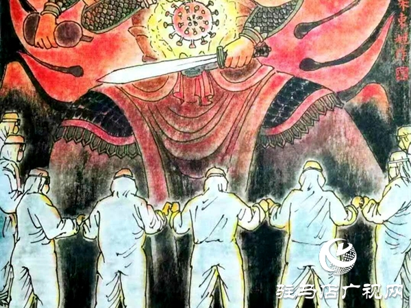 画家栗东旭用画作致敬最美“逆行者”