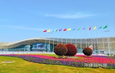 驻马店国际会展中心配套工程建设正酣