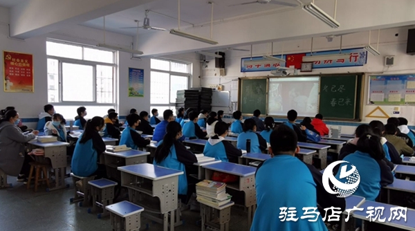 驻马店市的初三年级今日返校复学多措并举筑牢安全防线