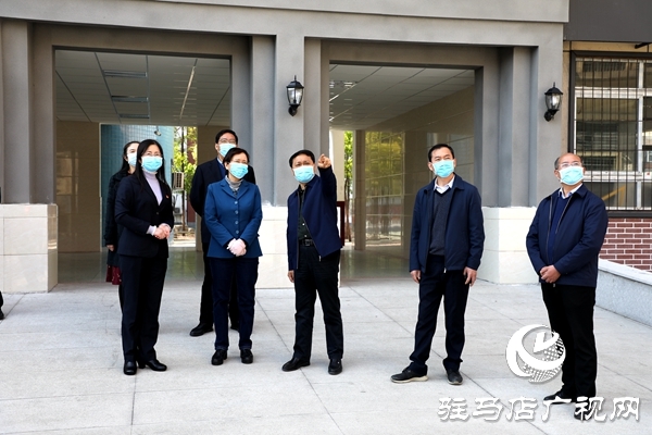 驻马店市初三年纪学生返校开学