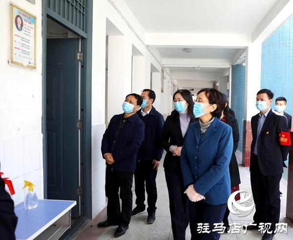 驻马店市初三年纪学生返校开学