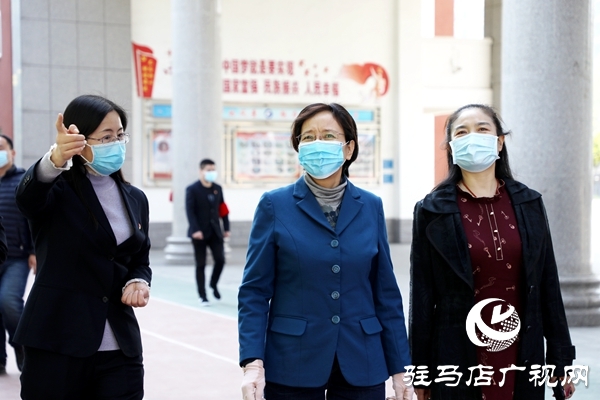 驻马店市初三年纪学生返校开学