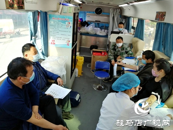 汝南县老君庙镇党员：无偿献血我先来
