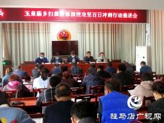 平舆县玉皇庙乡开展扫黑除恶深挖攻坚百日冲刺行动