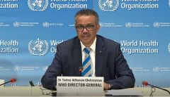 世卫组织总干事：全球平均每天新增8万例新冠肺炎病例