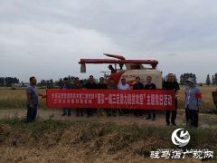 正阳县兰青乡：禁烧“战场” 党员在前