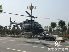 泌阳县实施飞机喷洒防治美国白蛾和杨树食叶害虫