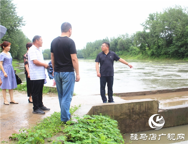 汝南县古塔街道县人大代表视察监督防汛除涝 