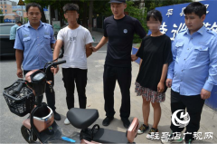 平舆特巡警快速侦破盗窃案
