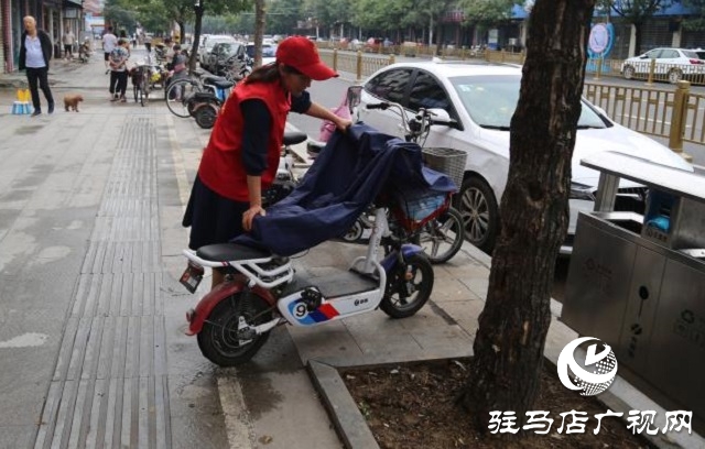 平舆县古槐街道：扎实做好路岗值班 全员上阵参与创建