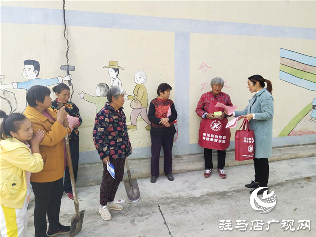 平舆县玉皇庙乡开展反邪教宣传活动