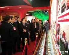 驻马店市红色文化研究会陈国明一行调研非公有制党建工作