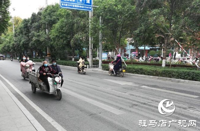 市区骏马路部分路段实行单行道管理 电子抓拍系统启动