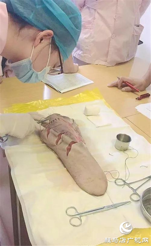 市中心医院产房举行新定科助产士缝合技术“比武”