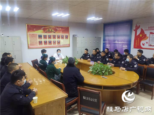 驻马店市交警支队联合医院开展“四位一体”应急救援培训