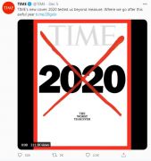 美《时代》周刊最新封面：2020，史上最糟糕一年(图)