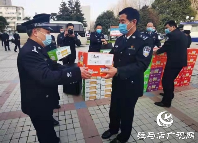 郭智深一行到驿城公安分局开展春节慰问工作