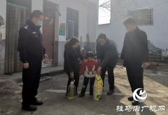 平舆县公安局：帮贫助困显关怀 走访慰问送祝福