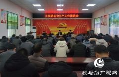 汝南县王岗镇筑牢安全生产“防火墙”