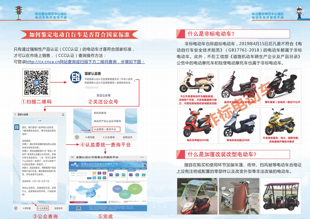 驻马店：加强电动车管理 确保市民出行安全