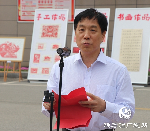 驻马店职业技术学院举办庆祝建党100周年书画作品展