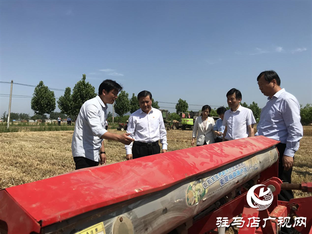 副省长武国定调研驻马店三夏生产