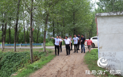 汝南县板店乡组织人大代表视察督导防汛工作