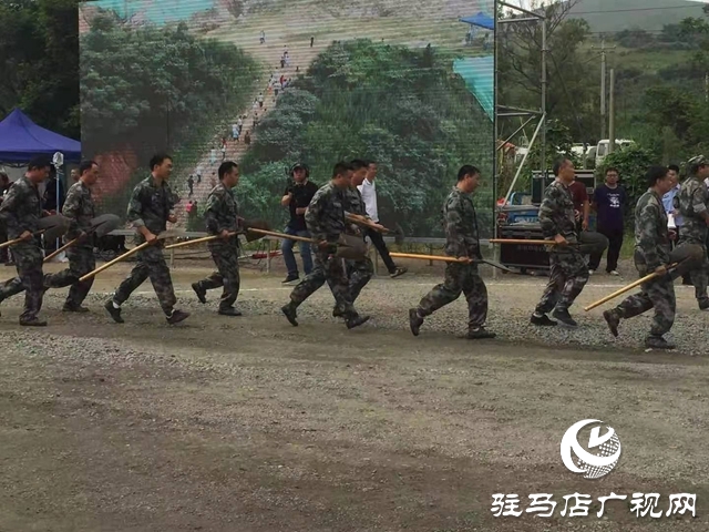 驿城区开展地质灾害应急演练