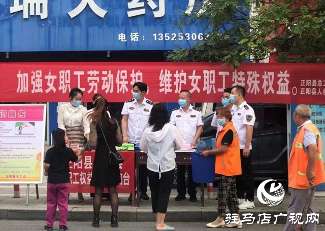 正阳县开展女职工产假等权益保障专项执法宣传活动