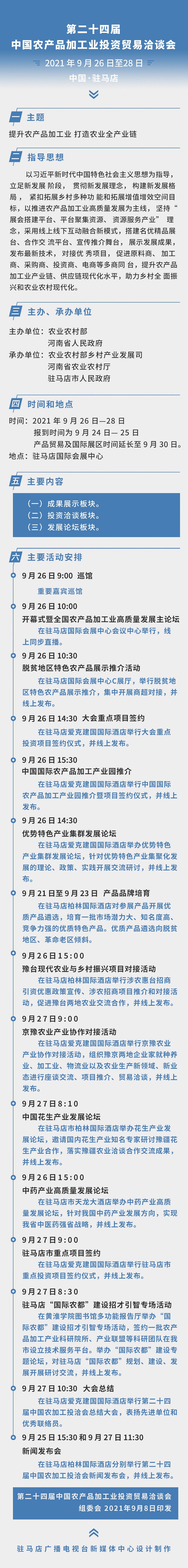 【图解】第二十四届中国农产品加工业投资贸易洽谈会即将开幕