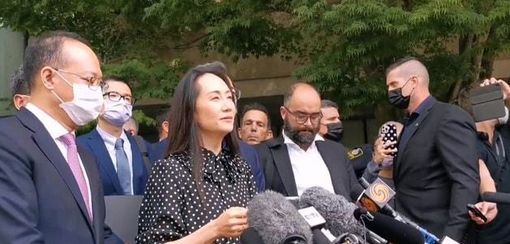 孟晚舟即将回到祖国
