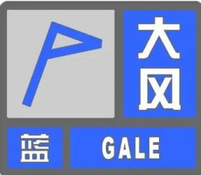 驻马店市气象台发布大风蓝色预警信号