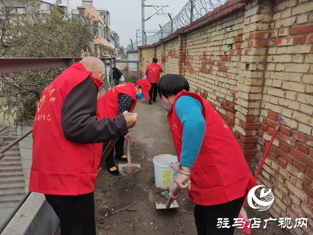 驻马店：热心老人义务劳动助力创文