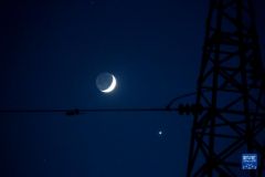 金星合月亮相天宇