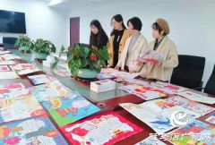正阳县教育系统组织开展“党旗飘飘 强国有我”学生手抄报评选活动