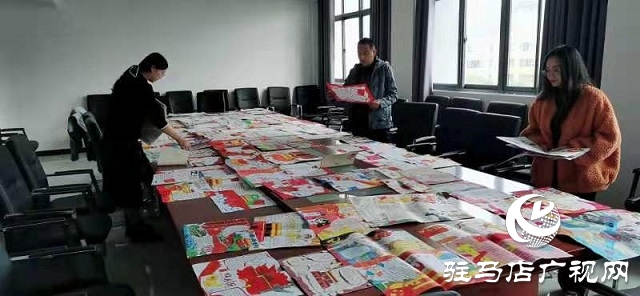 正阳县教育系统组织开展“党旗飘飘 强国有我”学生手抄报评选活动