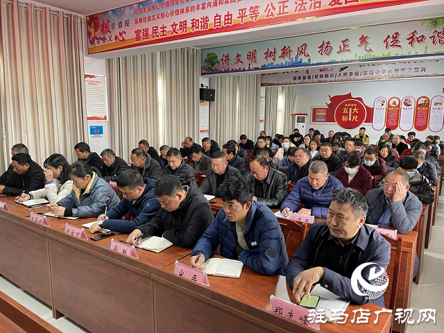 平舆县玉皇庙乡召开安全稳定“大走访大调研大排查大化解”活动社会治安工作推进会