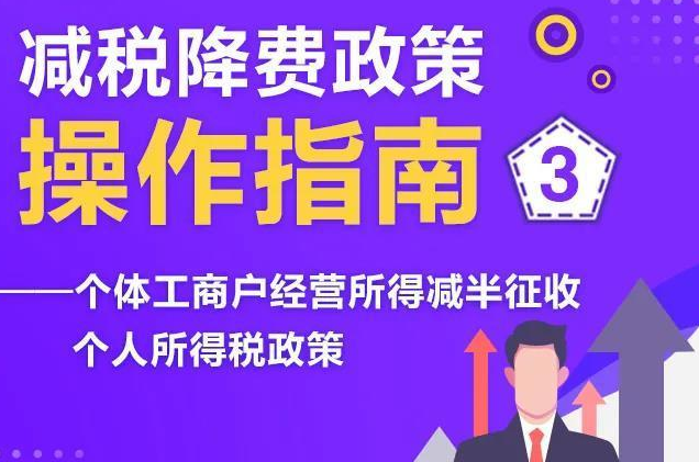 @个体工商户：经营所得减半征收个人所得税优惠政策这样享受