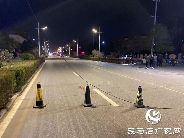 平舆县：寒夜热线不打烊 紧急排险保平安
