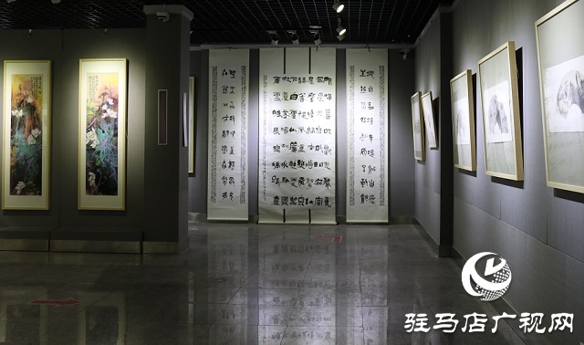 杨树玉书画作品展座谈会在驻马店市文化馆举行