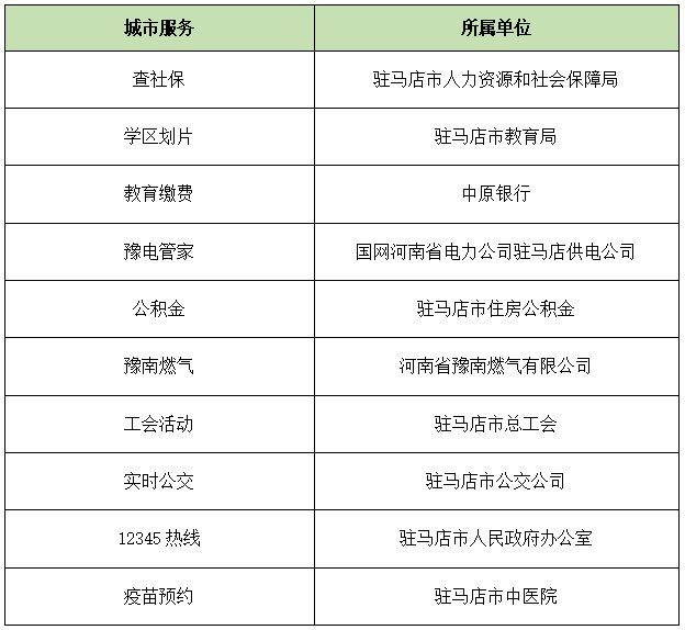 点赞！驻马店最受群众欢迎的十大掌上服务事项出炉