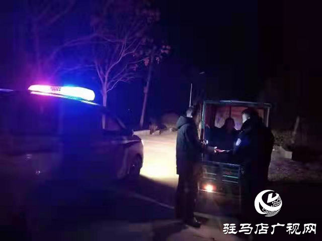 平舆县：民警春节巡逻 抓获盗窃嫌疑人